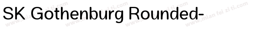 SK Gothenburg Rounded字体转换